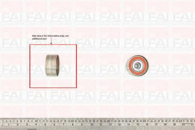 FAI AUTOPARTS t9527 -  Паразитный / Ведущий ролик, зубчатый ремень